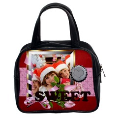 love, happy, sweet - Classic Handbag (Two Sides)