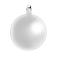 Silver bauble