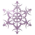 Pink sparkle snowflake2