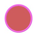 Pink circle frame