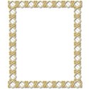 gold frame with shadow