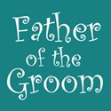 cufflink teal father groom