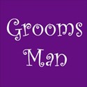 cufflink purple grooms men