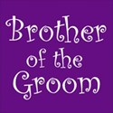 cufflink purple brother groom