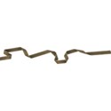 brown twisted ribbon