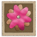 flower cardboard embellishment