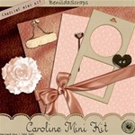 FREE - Caroline Mini Kit by Benilda Scraps