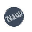 navy button