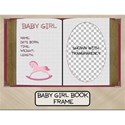 Baby Girl Book Frame 
