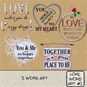 Love Word Art #1 