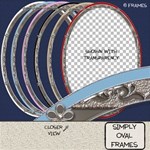 Simply Oval Frames