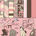 baby girl 2 w/ complete alphabet