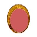 oval frame gold pattern