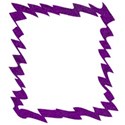 Purple zig frame