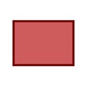 frame rectangle dark red
