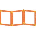 fold out frame orange