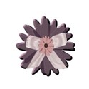 button flower charm