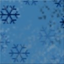 Blue Snowflake small square copy