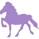 Purple horse