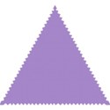 Purple triangle stamp