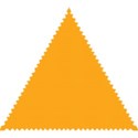 orange triangle stamp