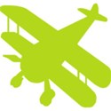 green plane