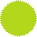 green round stamp