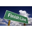 finish line sign