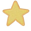 jss_christmascookies_sugar cookie star yellow