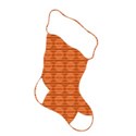 Christmas sock orange