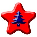 blue tree star