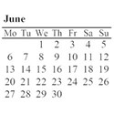 Month 6 June