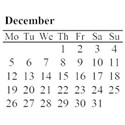 Month 12 December