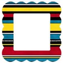 Frame Stripes Scallop