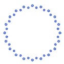 blue diamond circle