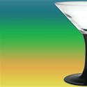 martini glass right background coloured