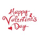 Happy valentine day button