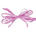 raffia bow pink