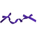 ribbon bows purple DS
