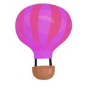 purple balloon