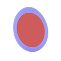 frame egg blue