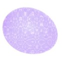 easter egg purple swirls