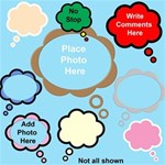 cloud speech bubbles and frames