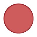 red frame circle (fade out)