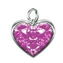 pink heart charm