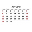 July 2012 background