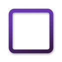 square purple emb