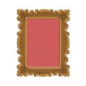 frame ornate brown