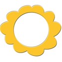 sunny flower frame