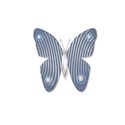 dark blue glass butterfly